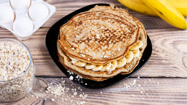 Banaan pannenkoek